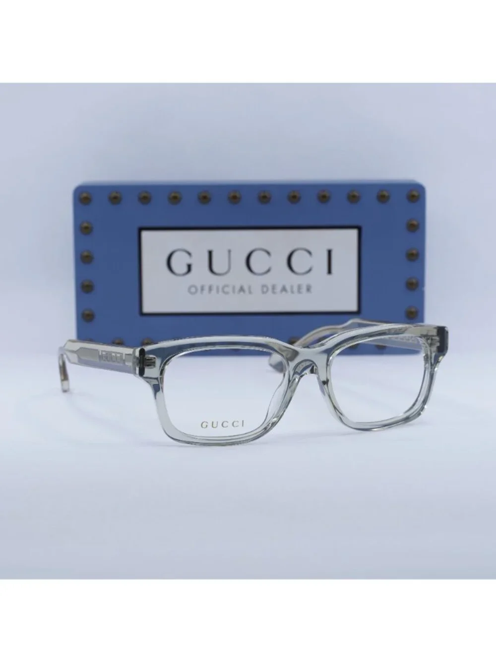 Gucci GG1731O 004 Rectangle Eyeglasses 54mm - Khaki Green